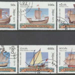 Laos – M 1600-1605 Gamla Segelskepp bla HMS Victory, serie 6 kpl