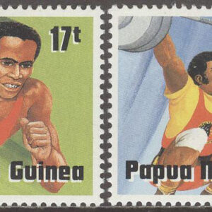 Papua Nya Guinea – M  578-579 OS i Seoul 1988 Löpning & Tyngdlyftning, 2 kpl **