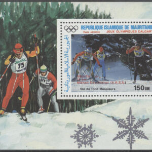 Mauretanien – M BL  71 OS i Calgary 1988 Skidor – Medaljörer, Block **