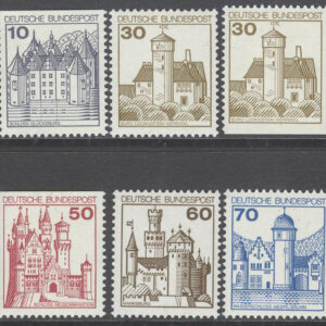 Tyskland – M  913-920 A-C-D Borgar & Slott I bla Marksburg, 14 kpl **
