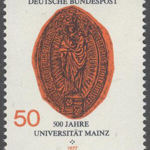 Tyskland – M  938 Universitetet i Mainz 500 år, märke kpl **