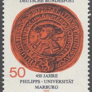Tyskland – M  939 Universitetet i Marburg 450 år, 1 kpl **