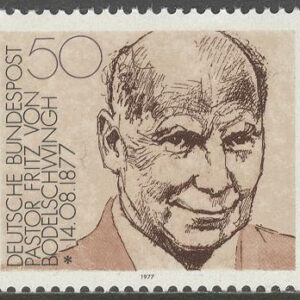 Tyskland – M  942 Friedrich von Bodelschwingh 100 år – Teolog, märke kpl **