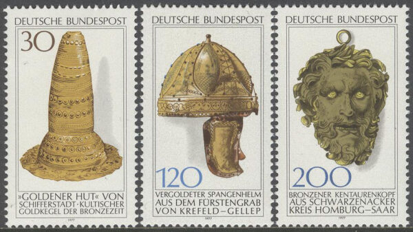 Tyskland - M  943-945 Arkeologisk kultur II, 3 kpl **