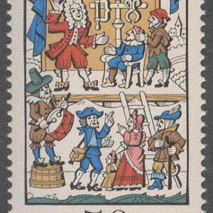 Tyskland – M  953 Dr. Johannes Andreas Eisenbarth död i 250 år, märke kpl **