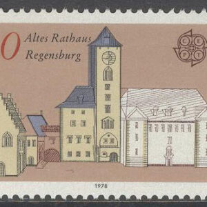 Tyskland – M  969-971 Europa CEPT 1978 Byggnader, serie 3 kpl **