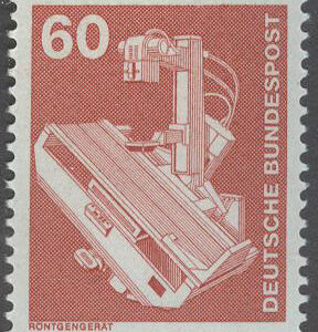Tyskland – M  990 Industri & Teknik – Röntgenapparat, märke kpl **