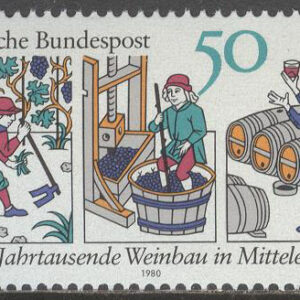 Tyskland – M 1063 Vintillverkning i Mellaneuropa 2000 år, 1 kpl **