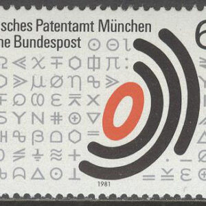 Tyskland – M 1088 Europeiska Patentverket i München, märke kpl **