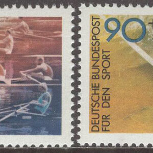 Tyskland – M 1094-1095 Sportstöd. Rodd och segelflyg, 2 kpl **