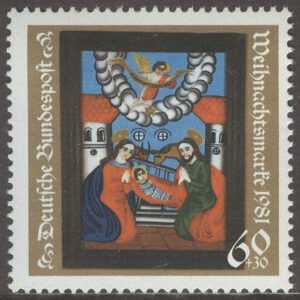 Tyskland – M 1113 Jul 1981 – Konst – Jesu födelse, 1 kpl **