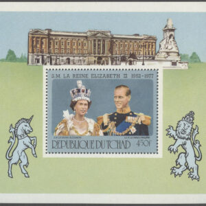 Tchad – M BL  69 Elisabeth II 25 år på Tronen, Block **