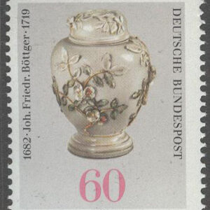 Tyskland – M 1118 Johann Friedrich Böttger 300 år, alkemist. Porslinskruka, 1 kpl **