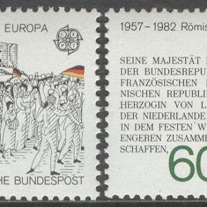 Tyskland – M 1130-1131 Europa CEPT 1982 Historiska händelser, 2 kpl **