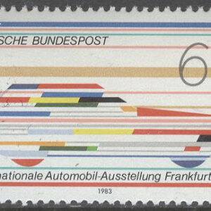 Tyskland – M 1182 Internationell bilutställning IIA 1983, Frankfurt am Main, 1 kpl **