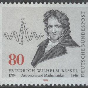 Tyskland – M 1219 Friedrich Wilhelm Bessel 200 år – Matematiker, 1 kpl **