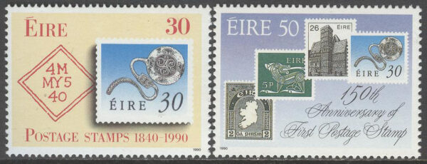 Irland - M  718-719A Frimärket 150 år, 2 kpl **