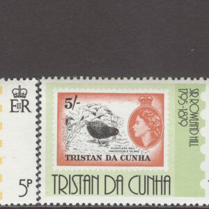 Tristan da Cunha – M  262-264 Sir Rowland Hill död 100 år, 3 kpl **