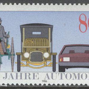 Tyskland – M 1268 Bilen 100 år – Bilens utveckling, märke kpl **