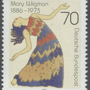 Tyskland – M 1301 Mary Wigman 100 år – Dansare, märke kpl **