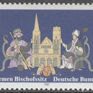 Tyskland – M 1329 Bremens Biskopsstift 1200 år, märke kpl **