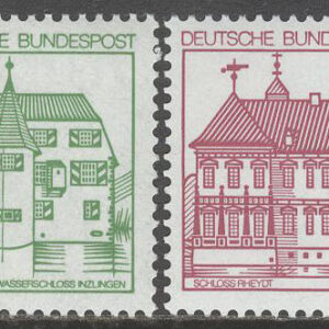Tyskland – M  913-914,1028,1038,1140,1143 A II Borgar & Slott, serie 6 kpl **
