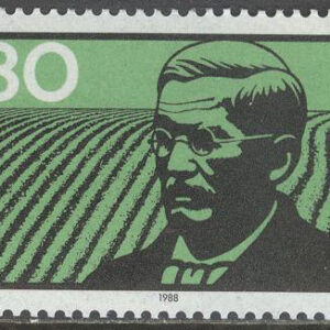 Tyskland – M 1358 Friedrich Wilhelm Raiffeisen 100 år – Socialist, märke kpl **