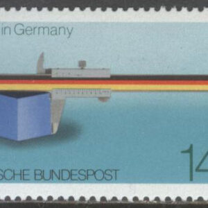 Tyskland – M 1378 Härkomstbeskrivning Made in Germany 100 år, märke kpl **