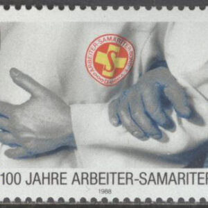 Tyskland – M 1394 Arbetande samariters förbund 100 år, märke kpl **