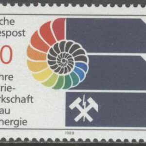 Tyskland – M 1436 Industrifackförening 100 år, märke kpl **