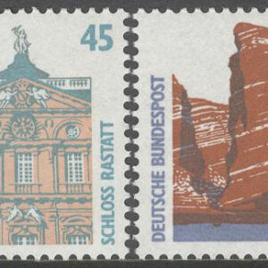 Tyskland – M 1468-1469 Sevärdheter VIII bla Slottet Rastatt, serie 2 kpl **