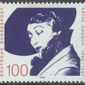 Tyskland – M 1483 Käthe Dorsch 100 år – Skådespelerska, märke kpl **