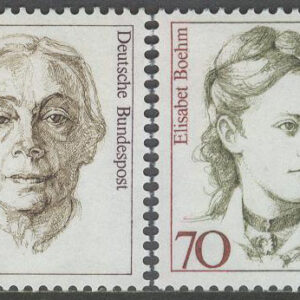 Tyskland – M 1488-1489 Historiska kvinnor XI bla K Kollwitz, 2 kpl **