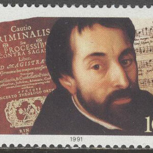 Tyskland – M 1503 Friedrich Spee von Langenfeld 400 år – Teolog, märke kpl **