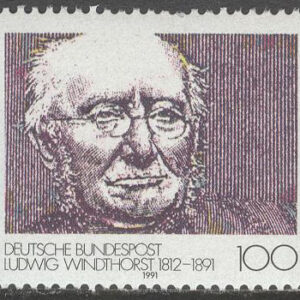 Tyskland – M 1510 Ludwig Windthorst 100 år – Politiker, märke kpl **
