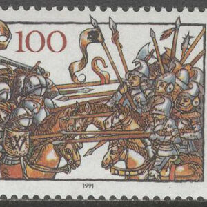 Tyskland – M 1511 Slaget vid Liegnitz 750 år, märke kpl **