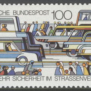 Tyskland – M 1554 Trafiksäkerhet – Bilar, märke kpl **