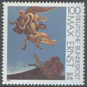 Tyskland – M 1569 Max Ernst 100 år – Konstnär & Bildhuggare, märke kpl **