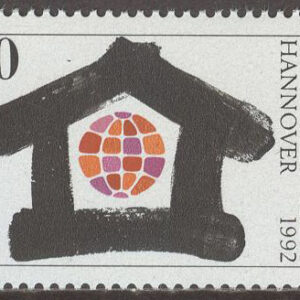 Tyskland – M 1620 Världshus kongress – Byggnad, märke kpl **