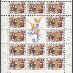 Irland – M  922 + Zf Jul 1995 – Konst – Maria, Barn & Kungar, Miniark kpl **