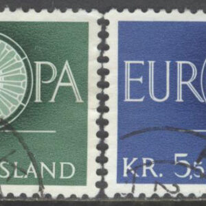 Island – F  377-378 Europa CEPT 1960, serie 2 kpl
