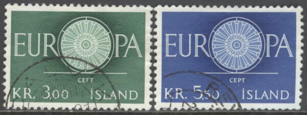 Island - F  377-378 Europa CEPT 1960, serie 2 kpl