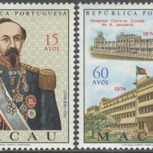 Macau – M  458-459 Centralsjukhuset Conde de São Januário, 2 kpl **
