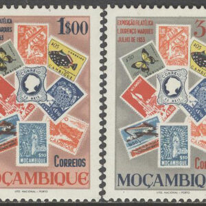 Mocambique – M  437-438 Frim. Utställ. i Lourenço Marques 1953, serie 2 kpl *