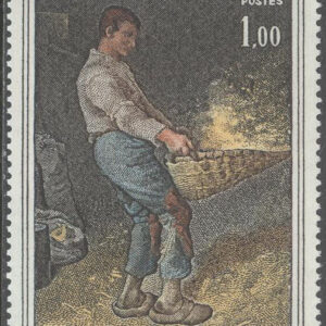 Frankrike – M 1744 Konst av Jean-François Millet, 1 kpl **