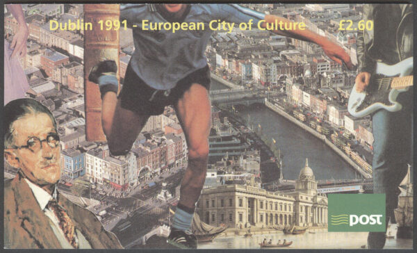 Irland - M  755-758 Minnen bla Dublin Europas Kulturstad, 7 märken - Häfte kpl **