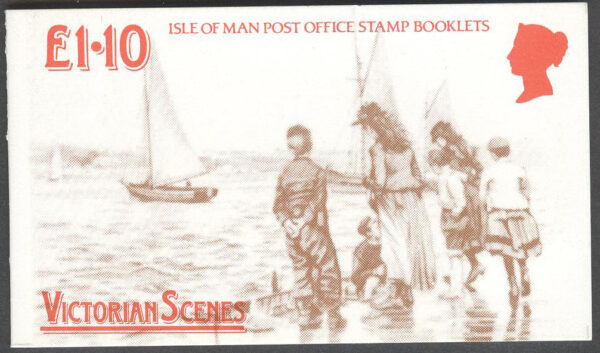 Isle of Man - M  325-328 Drottning Viktorias Kröning, 16 frimärken i Häfte, kpl **