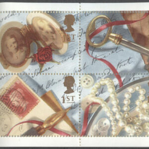 England – M 1377-1386 Hälsningsmärken – Minnen, 10 frimärken i Häfte kpl **