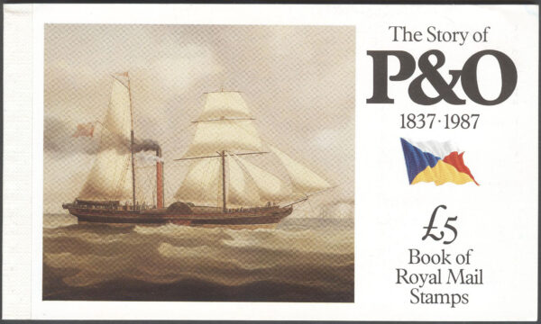 England - M  562 C,904,1002CI,1003C Story of P&O - Elisabeth II, 33 märken i Häfte kpl **