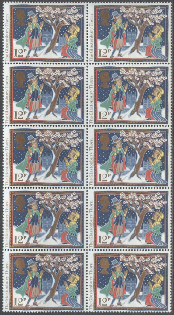 England - M 1096 Jul 1986, Julsedvänjor och legender, 10 Block kpl **